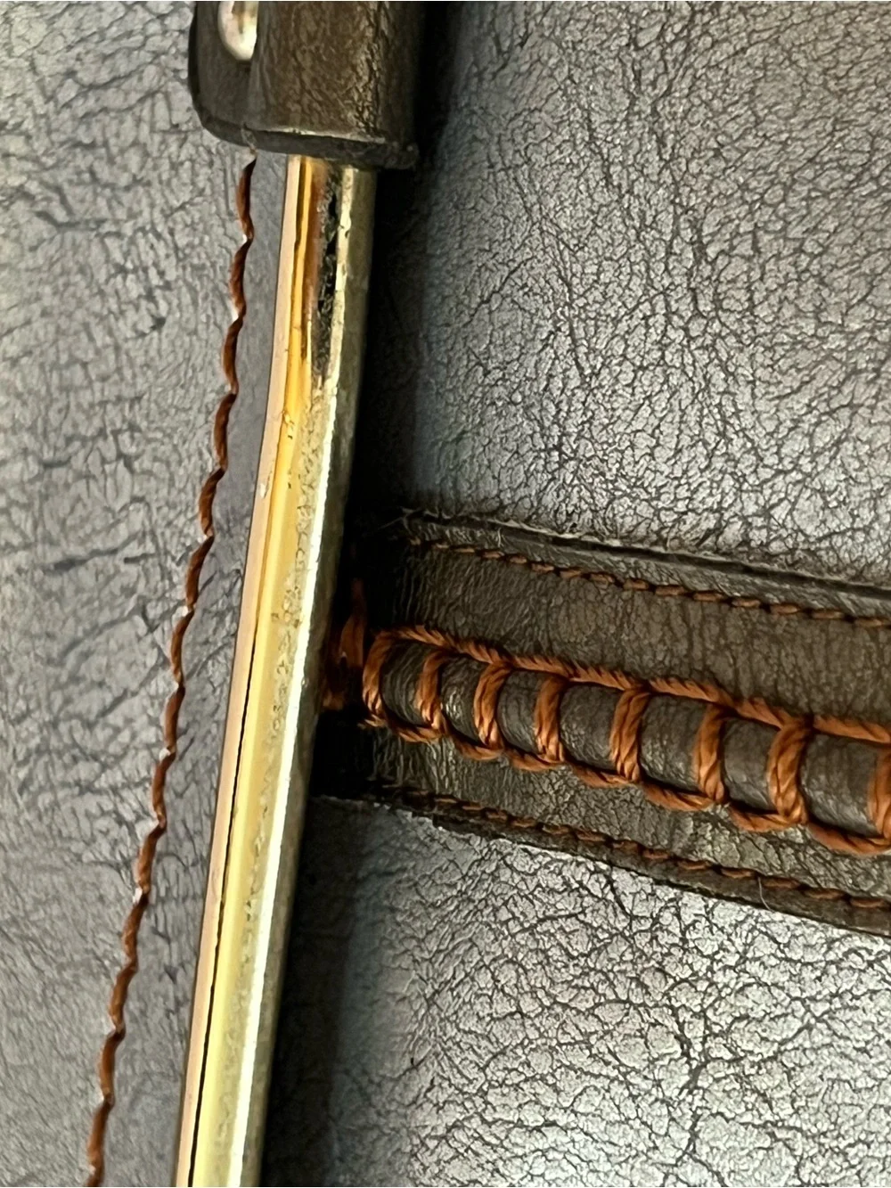 Limelight Metallic Silver Tote Bag, Brown Trim, Braided Detail & Floral Lining - Picture 14 of 16